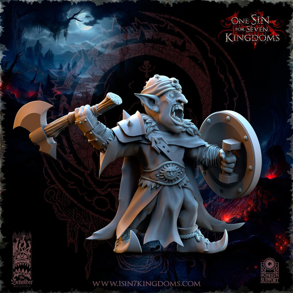 The Black Horde Goblins Desert Warriors - in 12k- by TheBeholderMiniatures