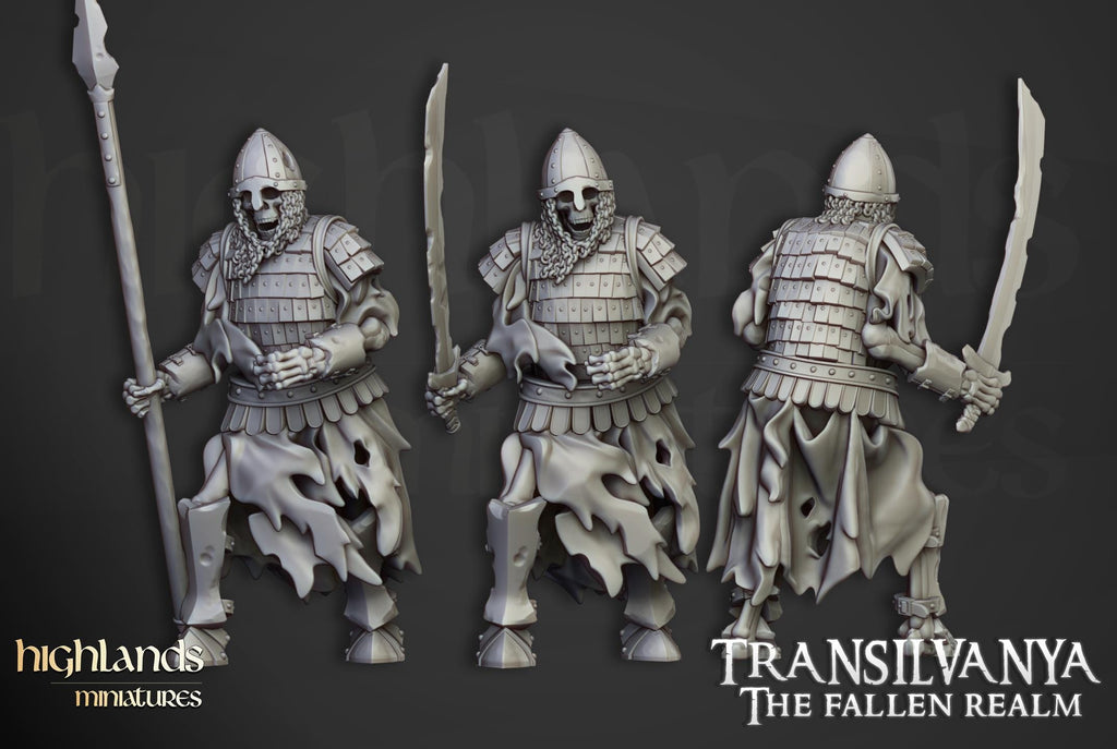 Skeleton Boyar Guard  - in 12k- by Highlands Miniatures