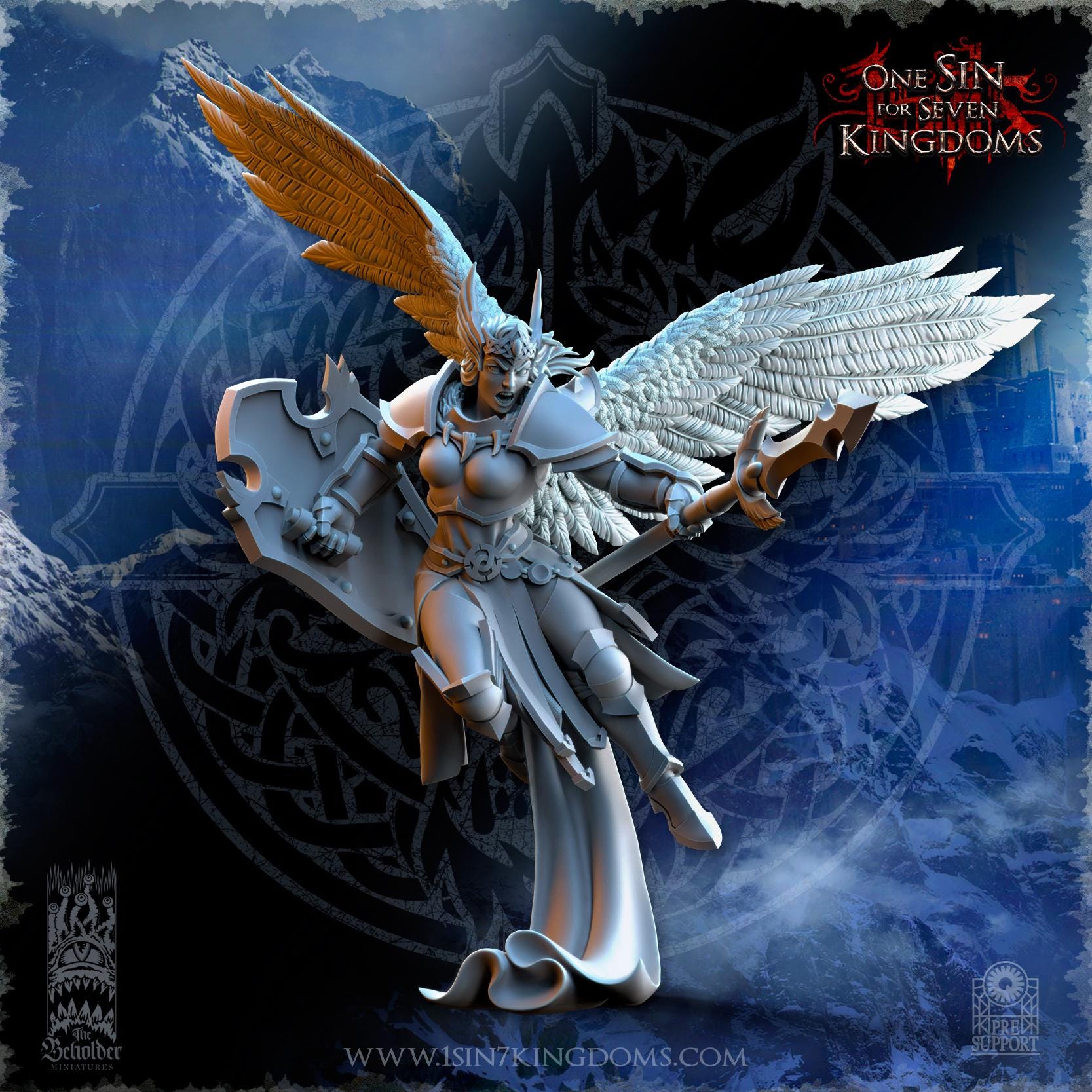 Stormwolves Valkyries Elite Guard - in 12k- by TheBeholderMiniatures