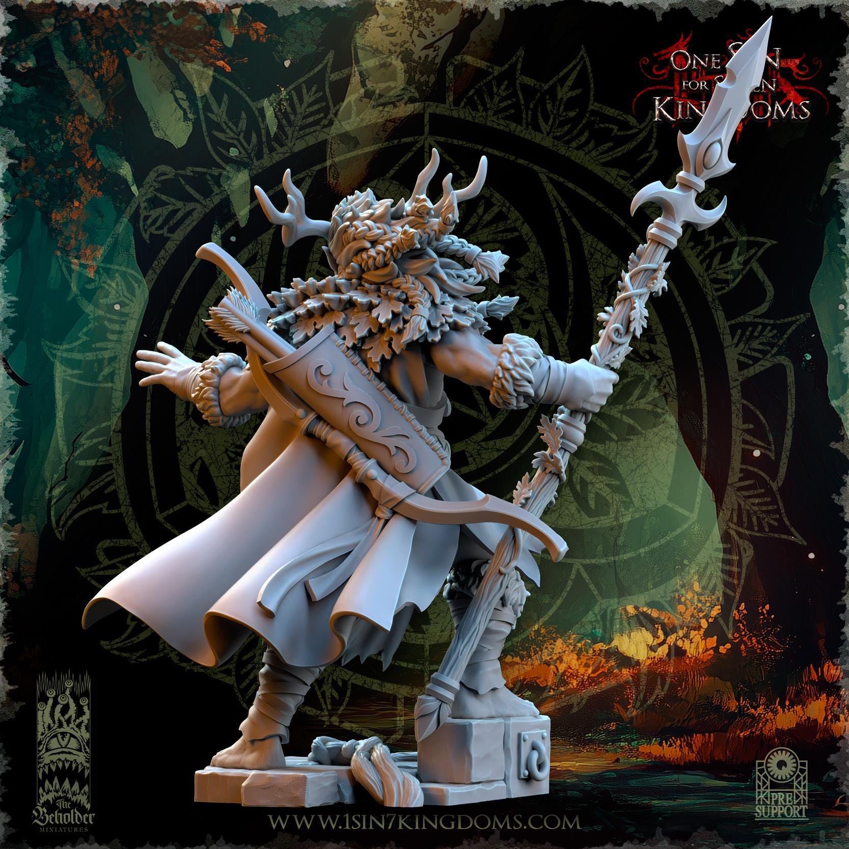 Oberon, Lord of the Woods - in 12k- by TheBeholderMiniatures