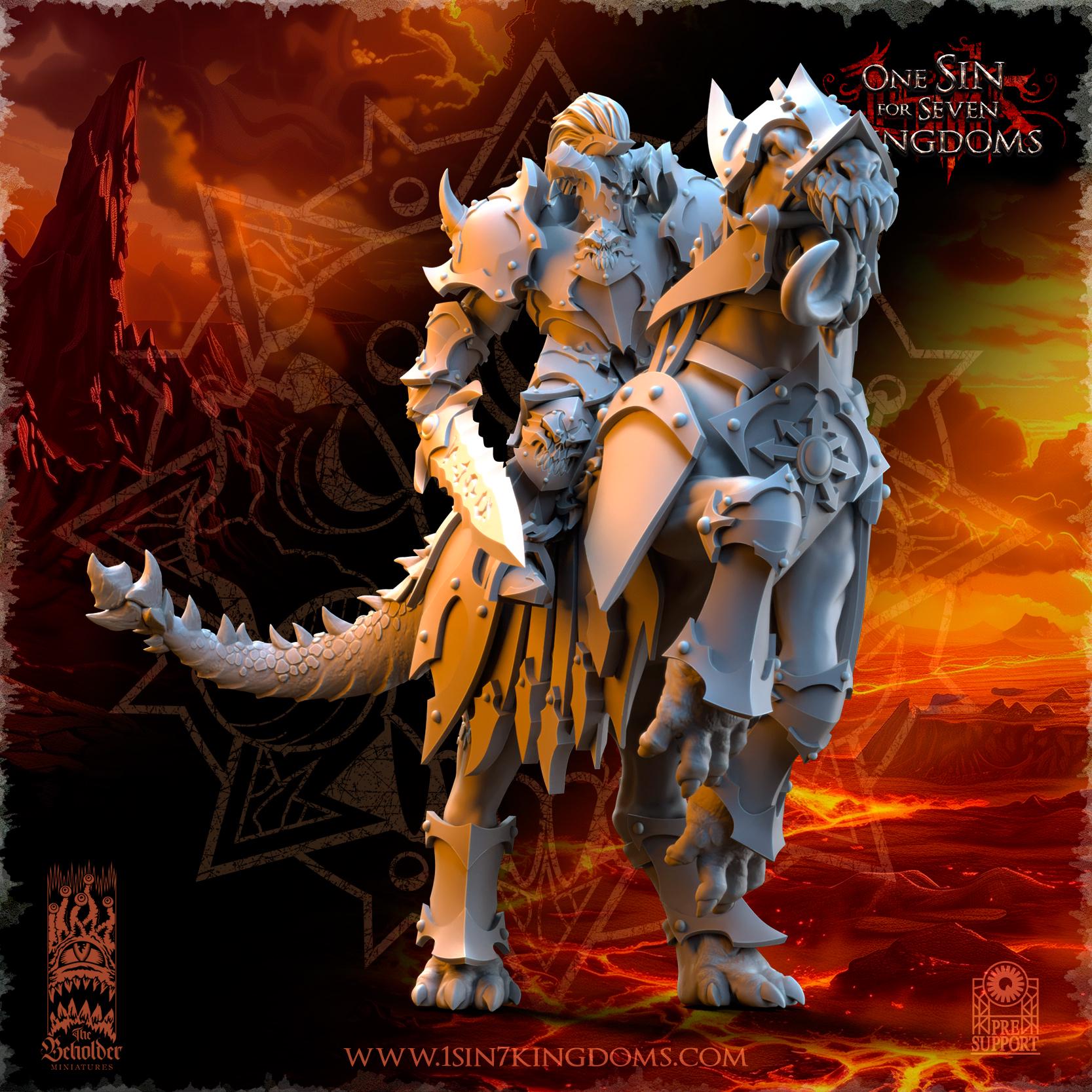Realms of Mayhem The Ascended Knights - in 12k by TheBeholderMiniatures