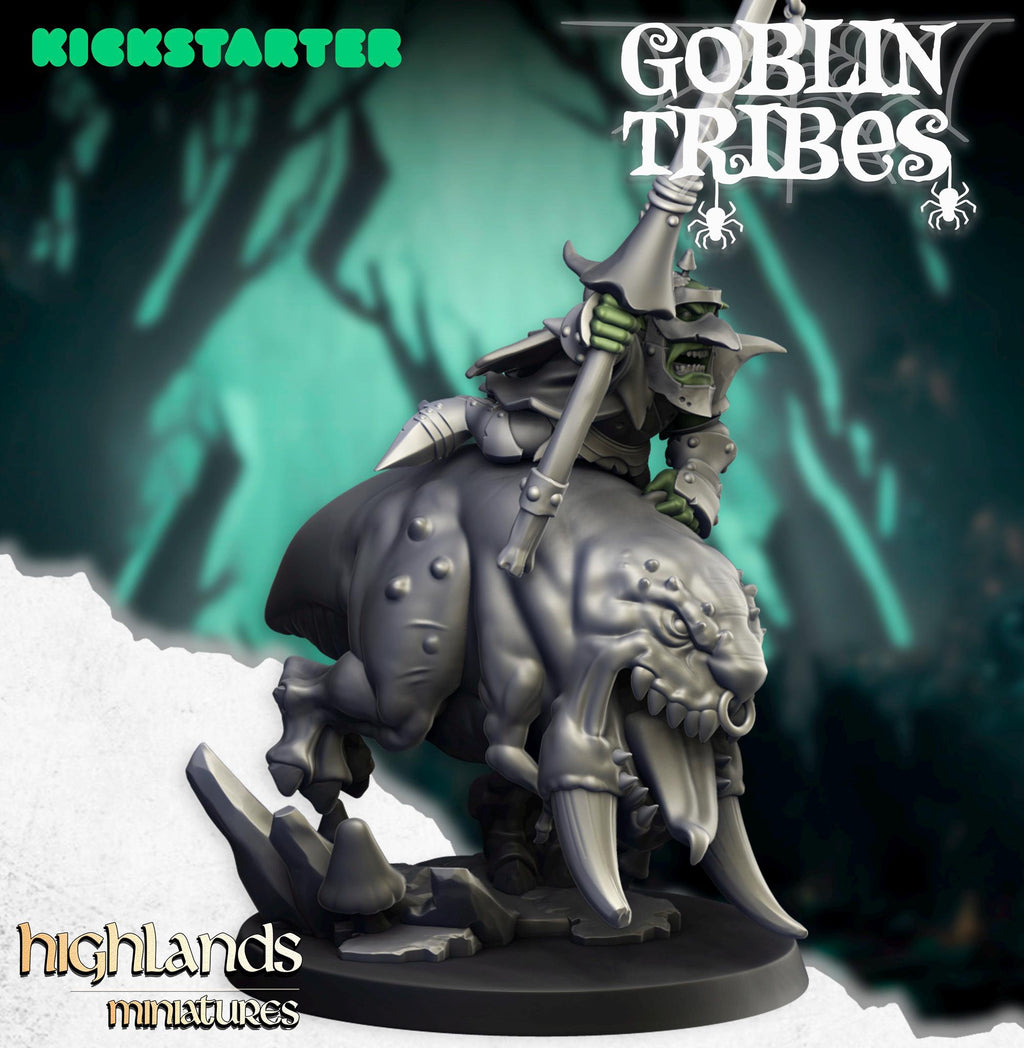 The Goblin Leader - in 12k- by Highlands Miniatures