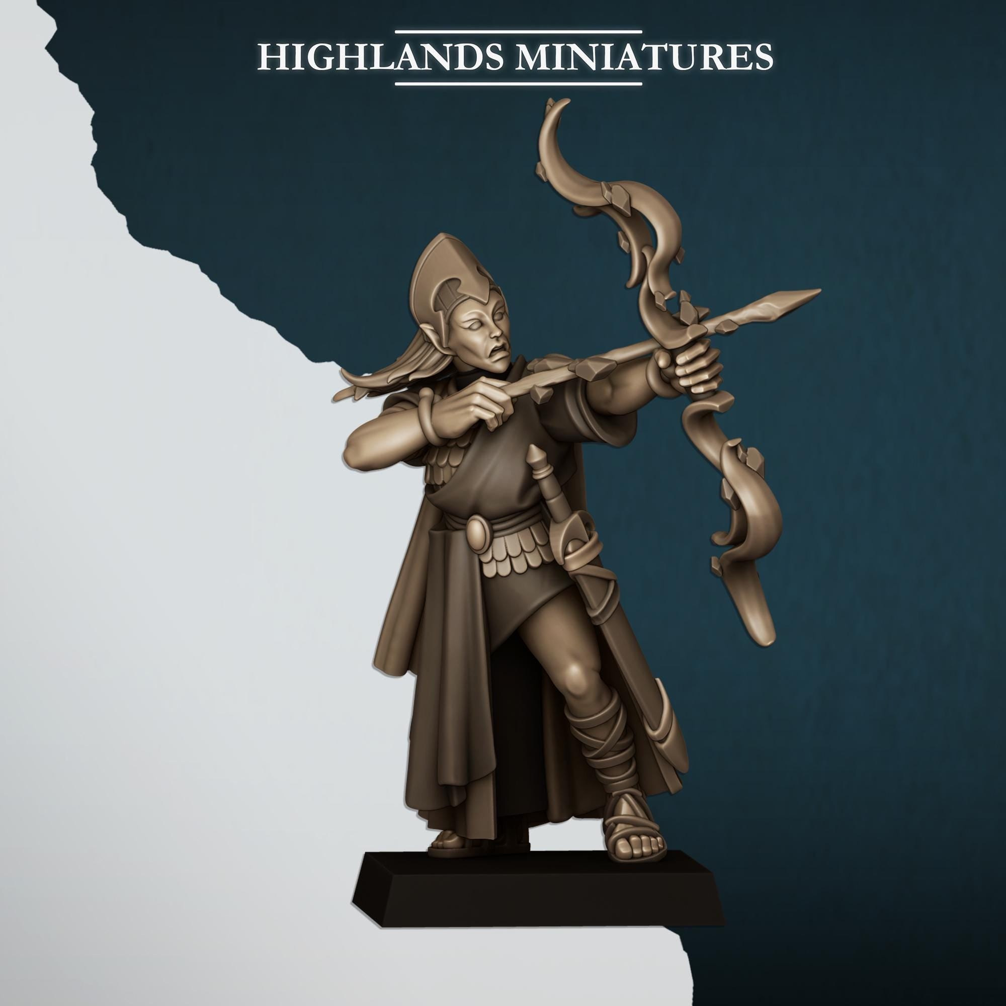 Aegean Maids with Bows - in 12k- by Highlands Miniatures