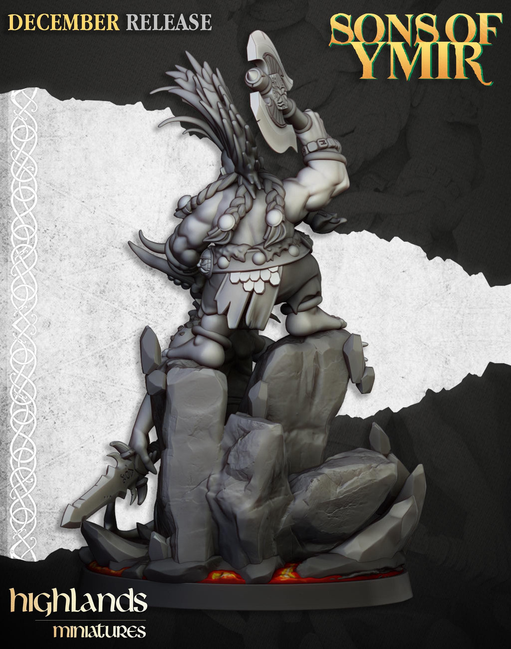 Dwarf Demonseeker  - in 12k- by Highlands Miniatures