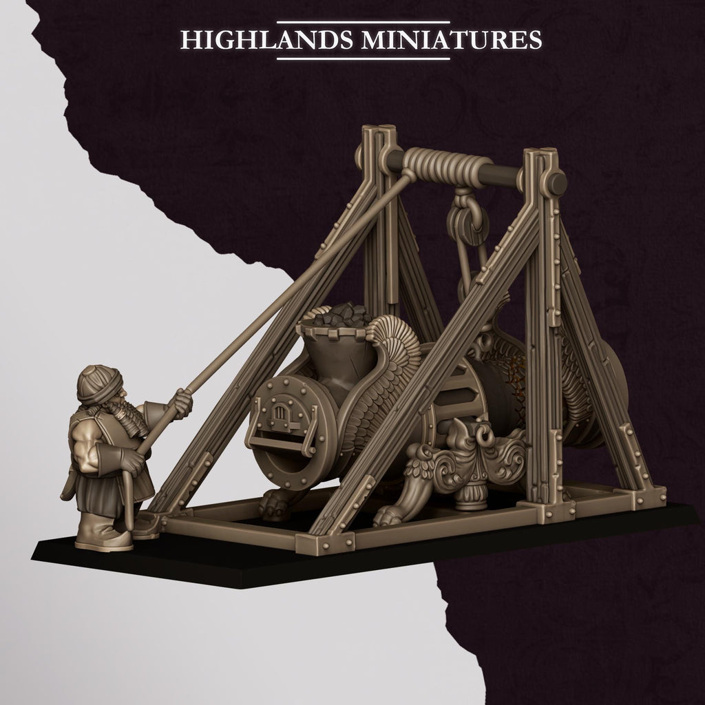 Sons of Marduk Cannon   - in 12k- by Highlands Miniatures