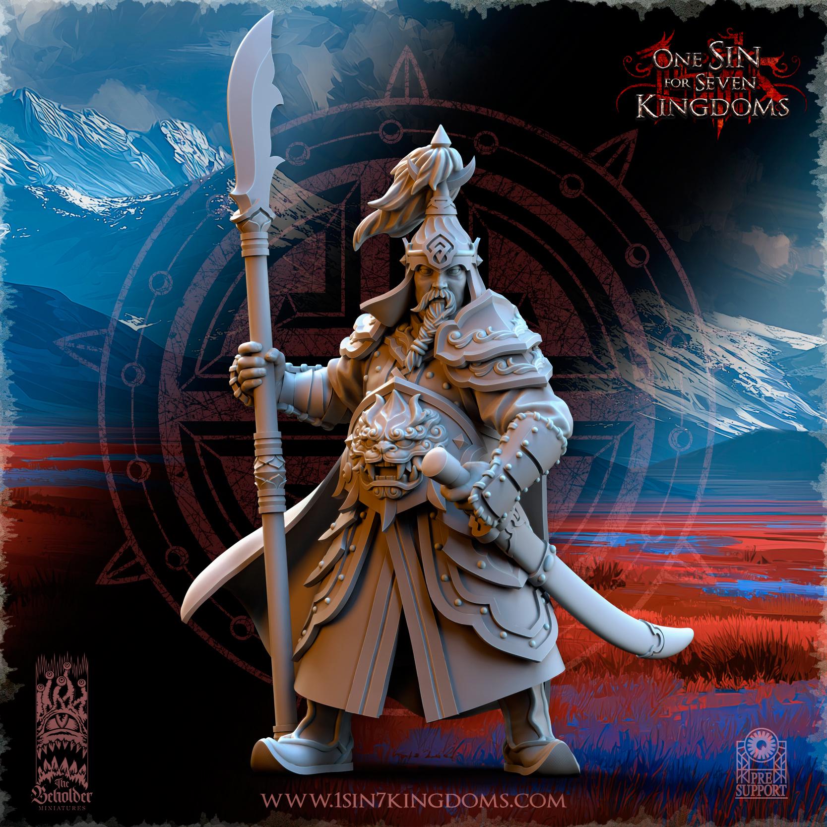 Tomorkhan, Astarii Commander -  in 12k by TheBeholderMiniatures