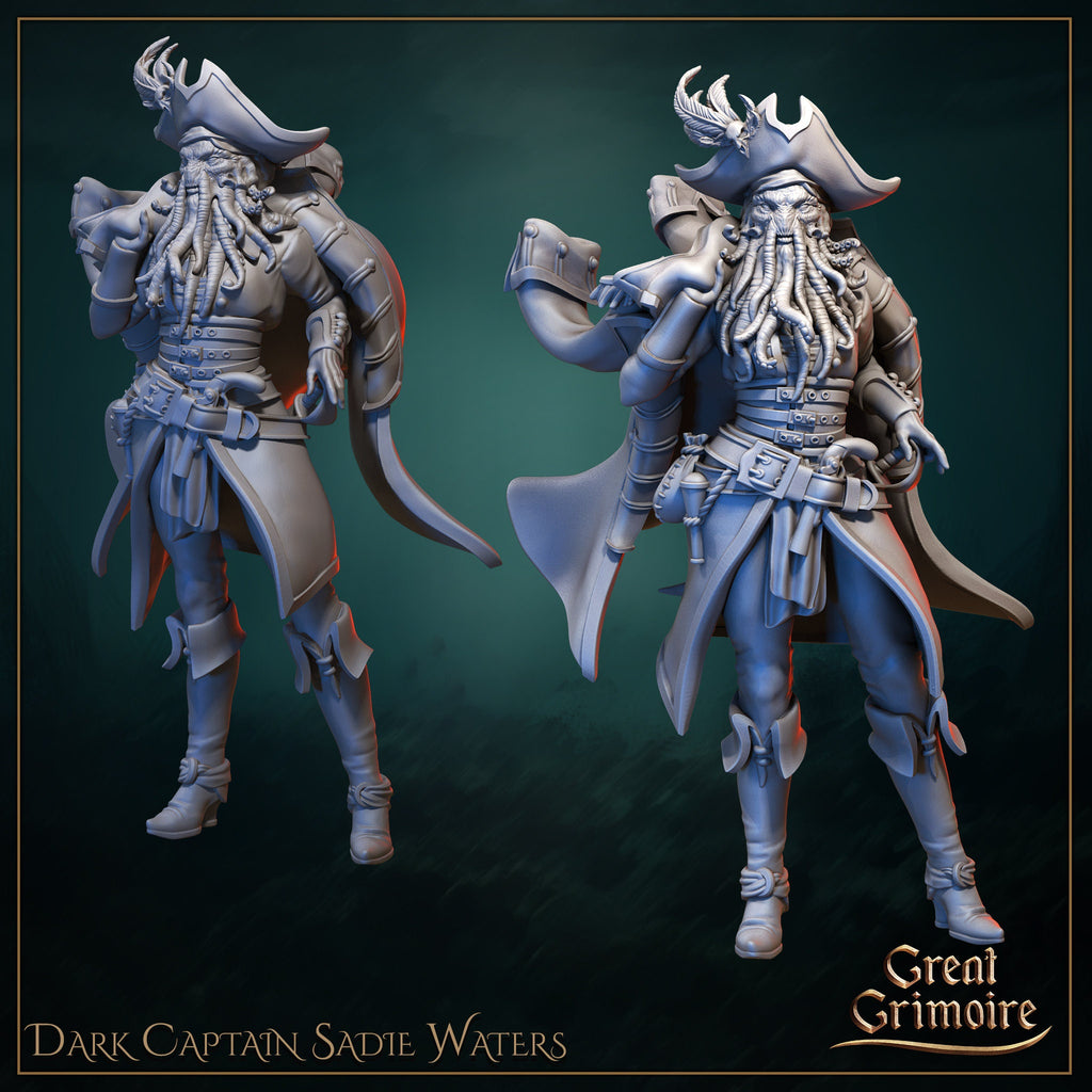 Captain Sadie Water - 2 Versions - in 12k - by Great Grimoire