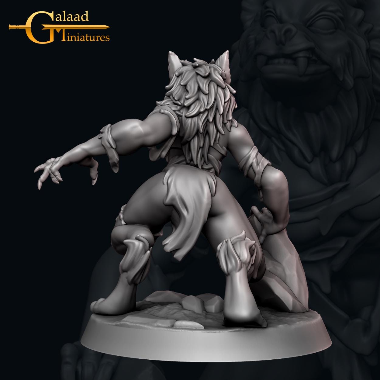 4 Model Pack - Werewolves - in 8k - by Galaad