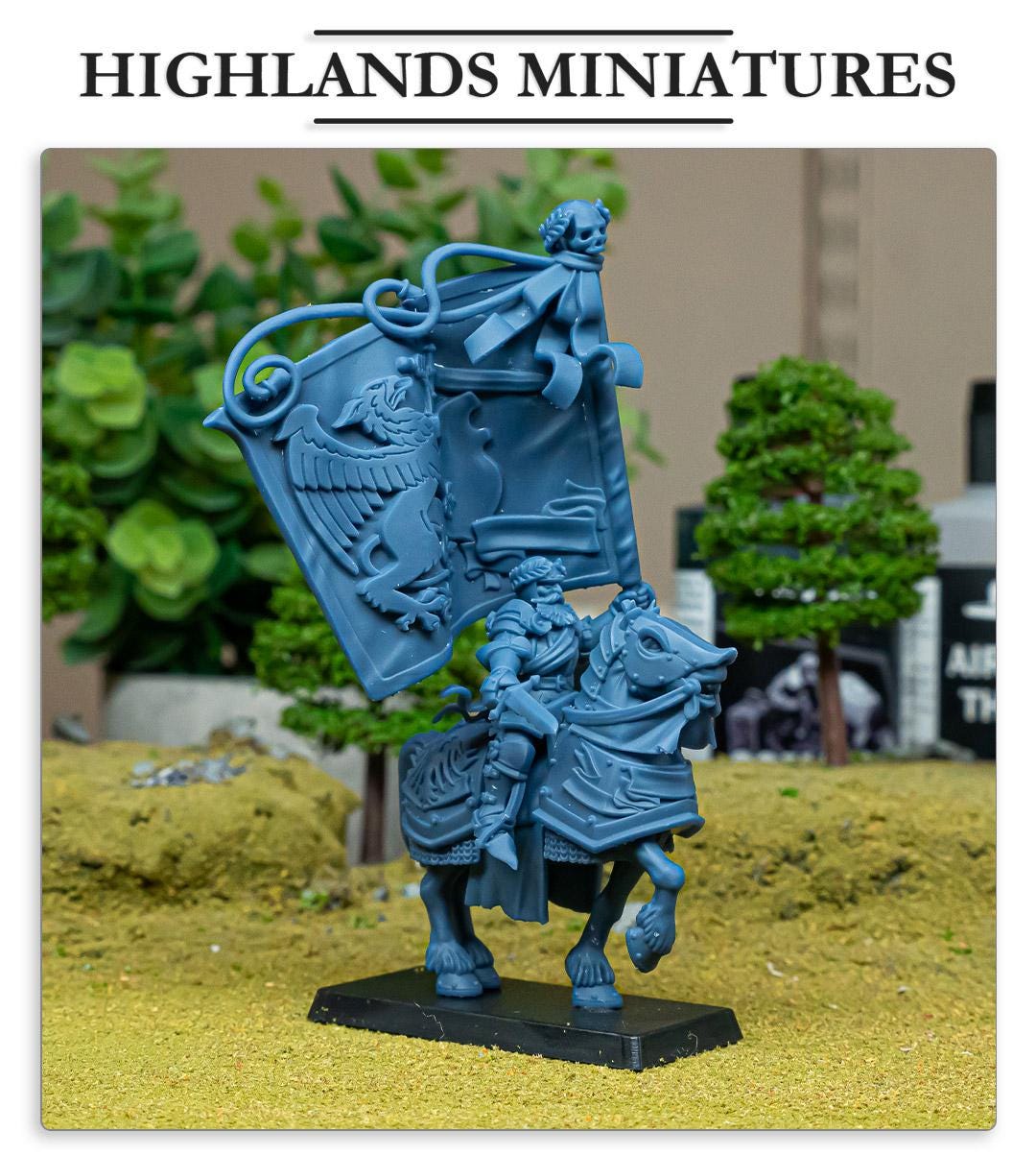 Sunland Battle Standard Bearer - in 12k- by Highlands Miniatures