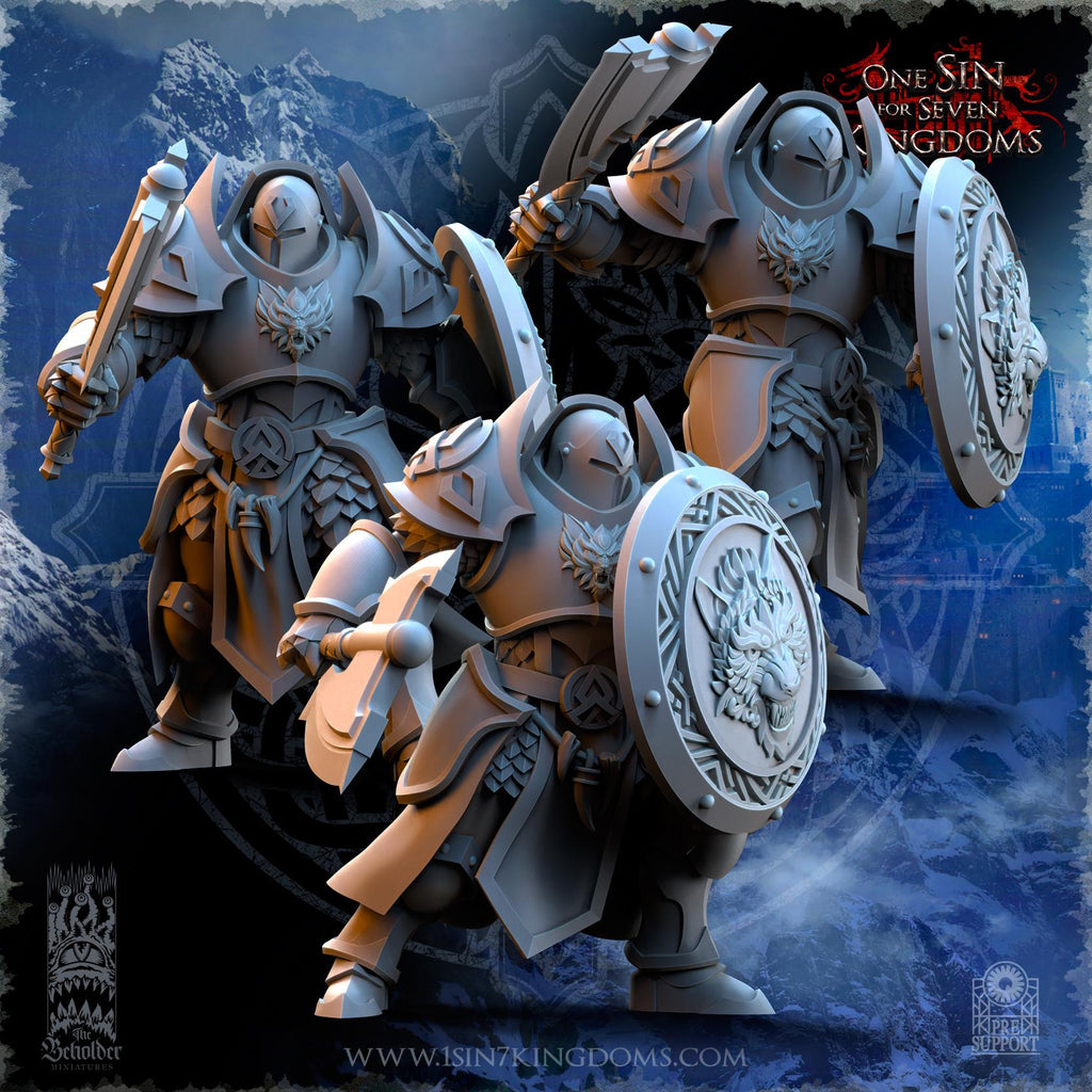 Stormwolves Punishers with Axes - in 12k- by TheBeholderMiniatures