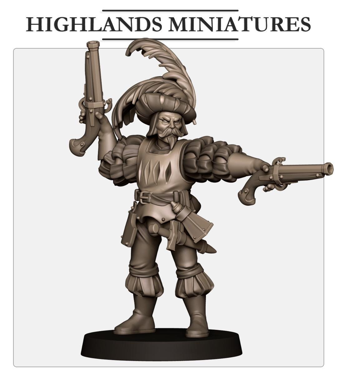 Sunland Duelist - in 12k- by Highlands Miniatures