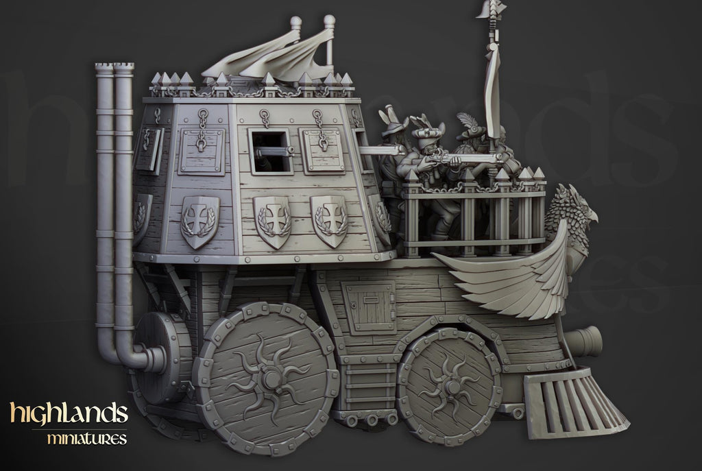 The Iron Opinicus - in 12k- by Highlands Miniatures