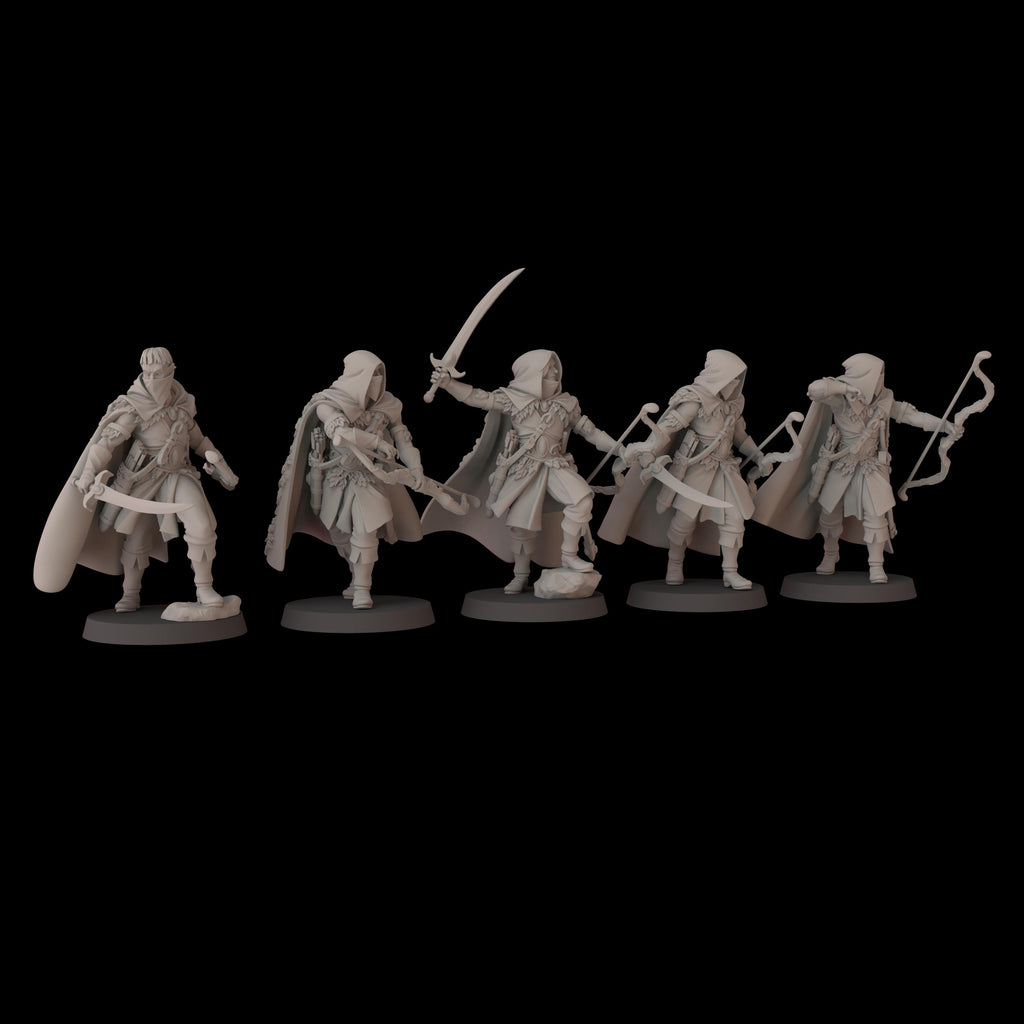 Wood Elfs Scouts - 12k by fantasycultminiatures