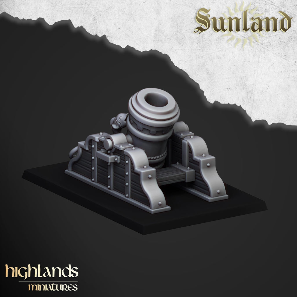 Sunland Artillery - in 12k- by Highlands Miniatures