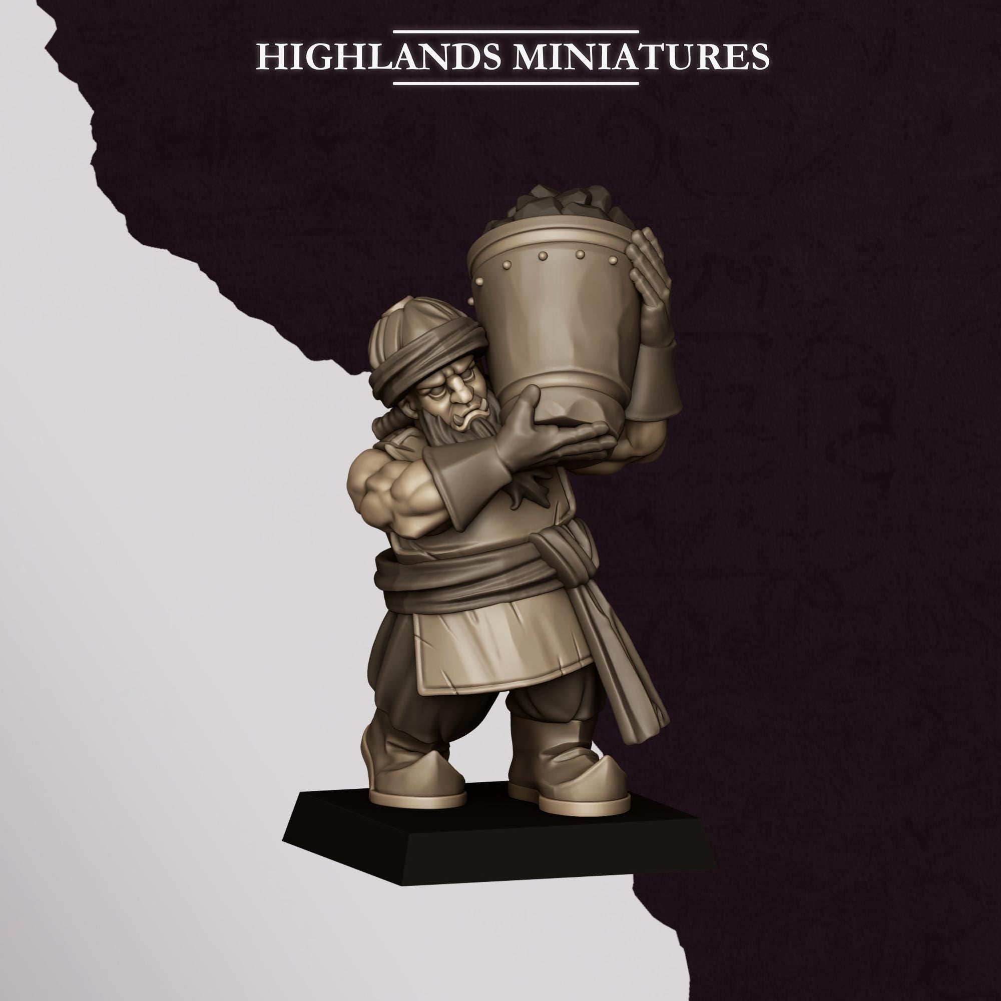 Sons of Marduk Cannon   - in 12k- by Highlands Miniatures