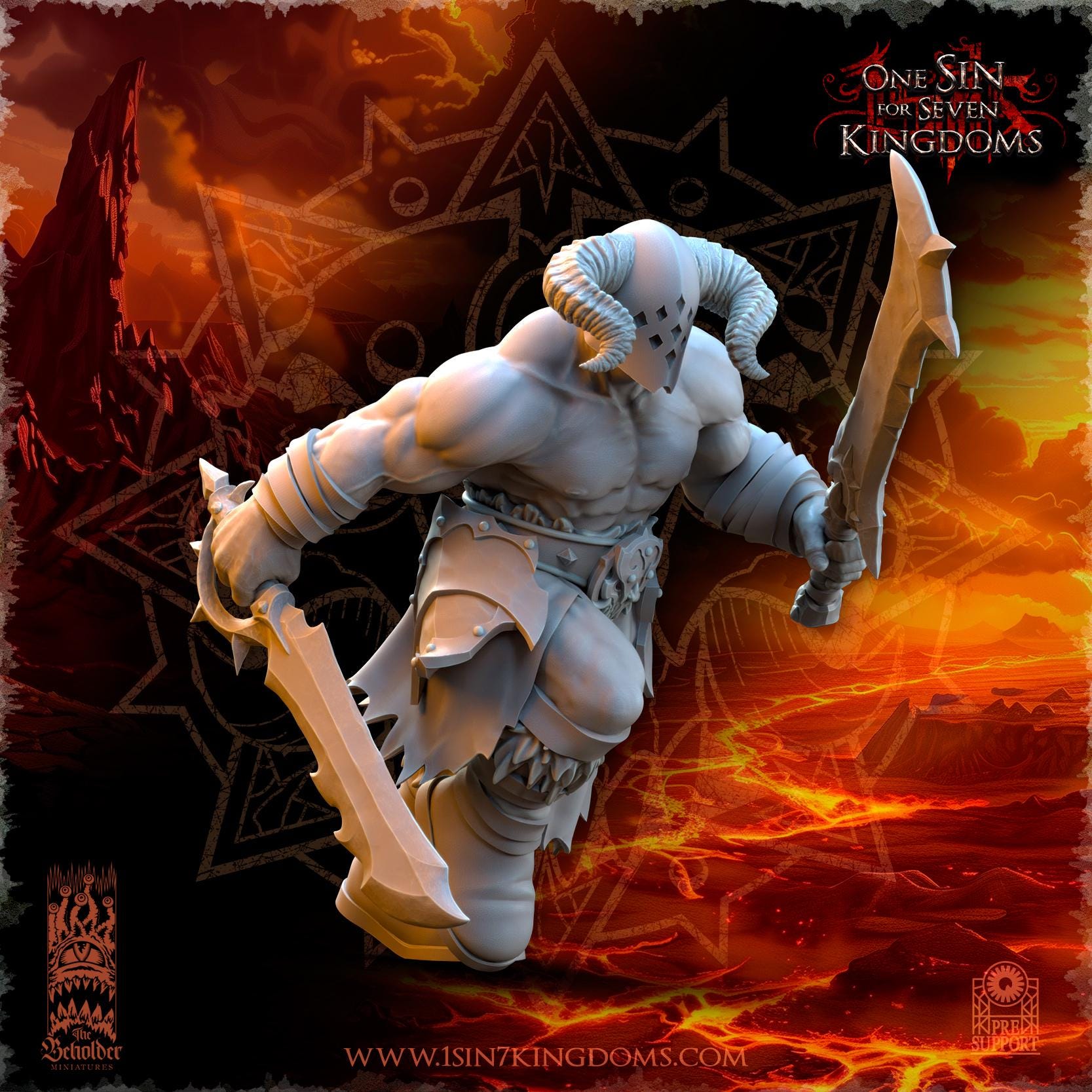 Realms of Mayhem Barbarian Despoilers - in 12k- by TheBeholderMiniatures