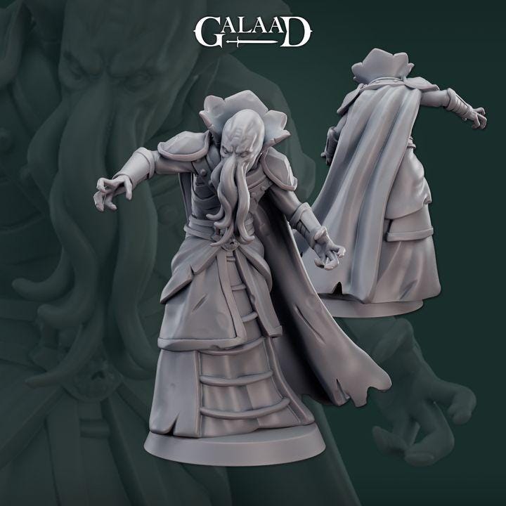 Cursed Cultists - 9 models - 12k resin - galaad