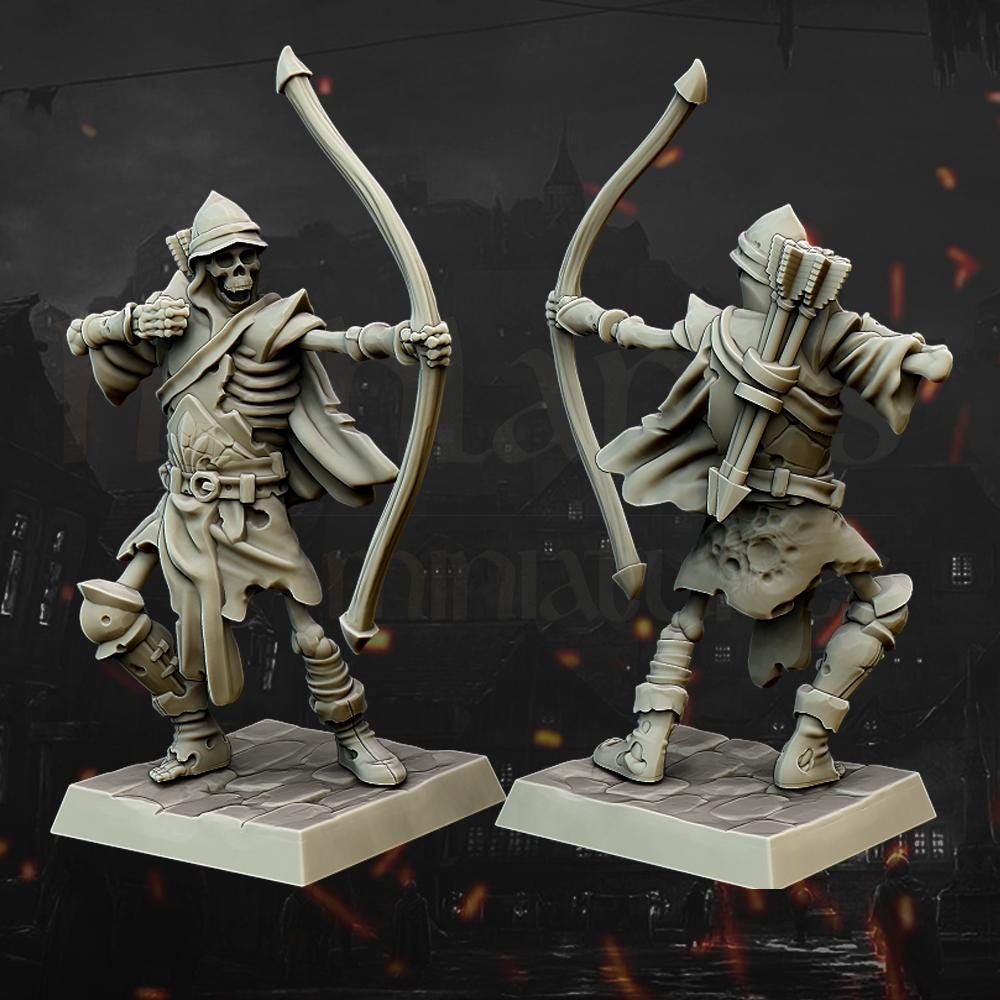 Undead Archers - in 12k- by Highlands Miniatures