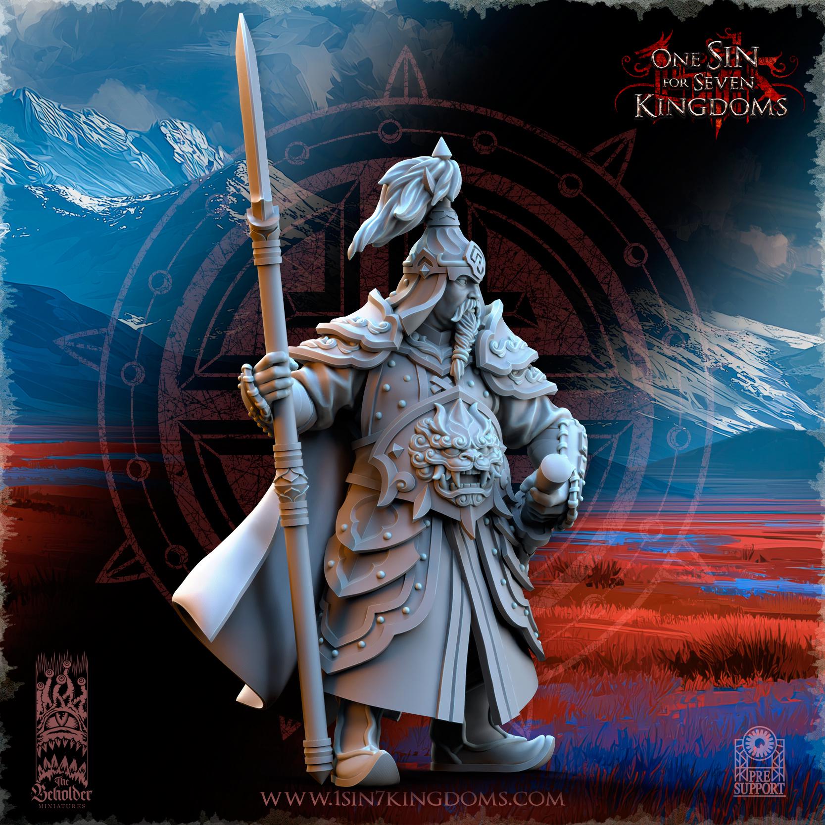 Tomorkhan, Astarii Commander -  in 12k by TheBeholderMiniatures