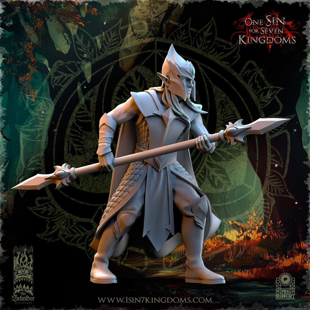 Evergreen Elves Forest Militia  - in 12k- by TheBeholderMiniatures