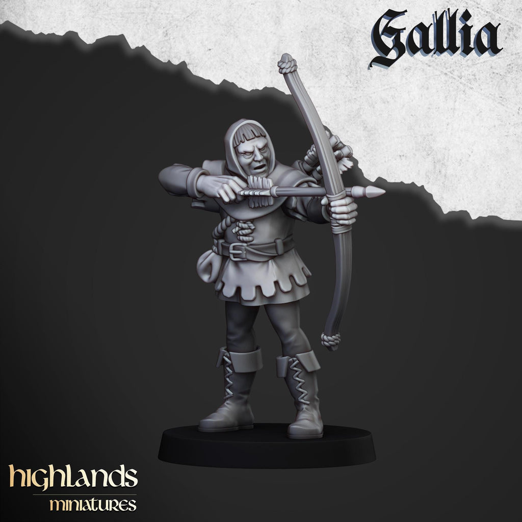 Robin Hood and the Sherwood Archers - in 12k- by Highlands Miniatures