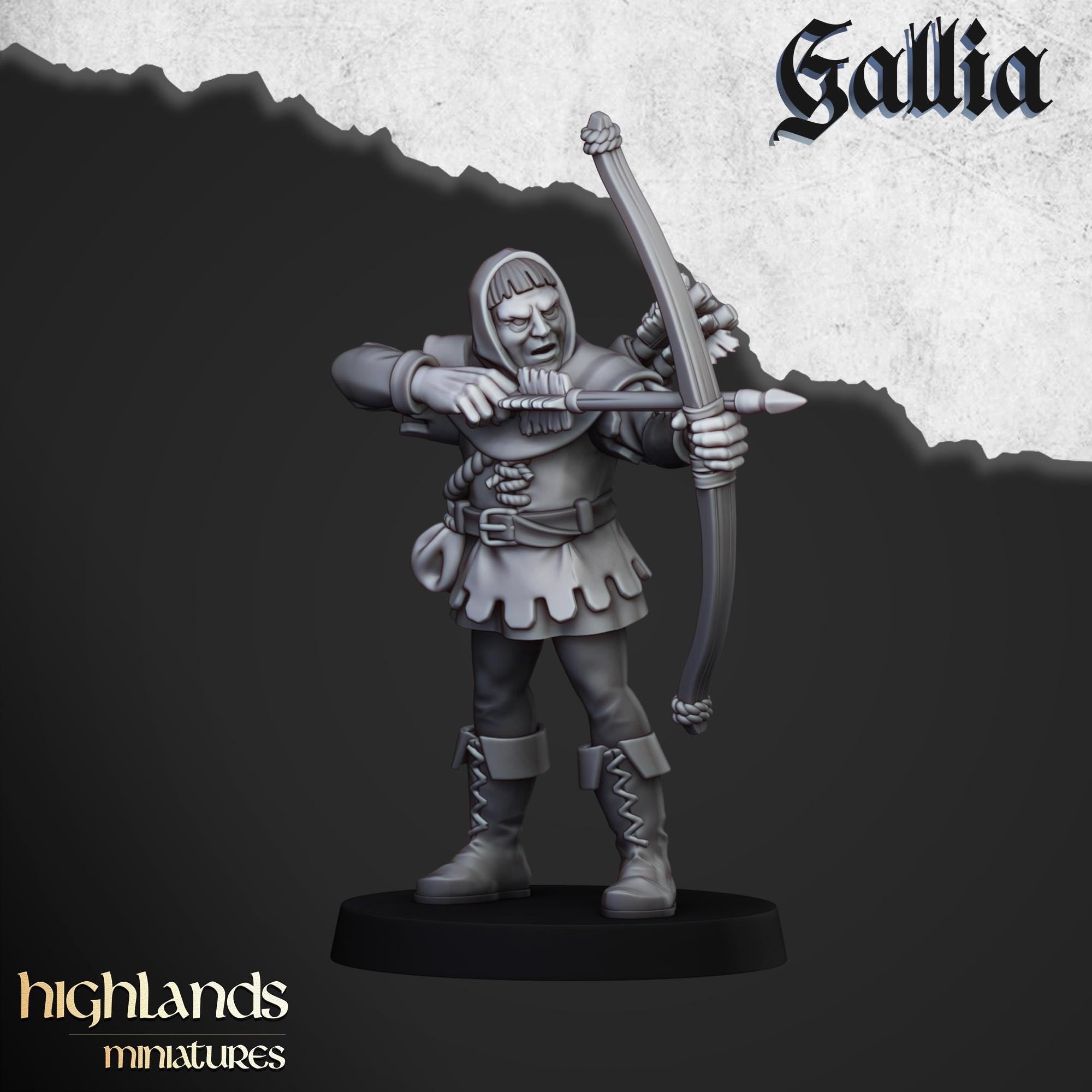 Robin Hood and the Sherwood Archers - in 12k- by Highlands Miniatures