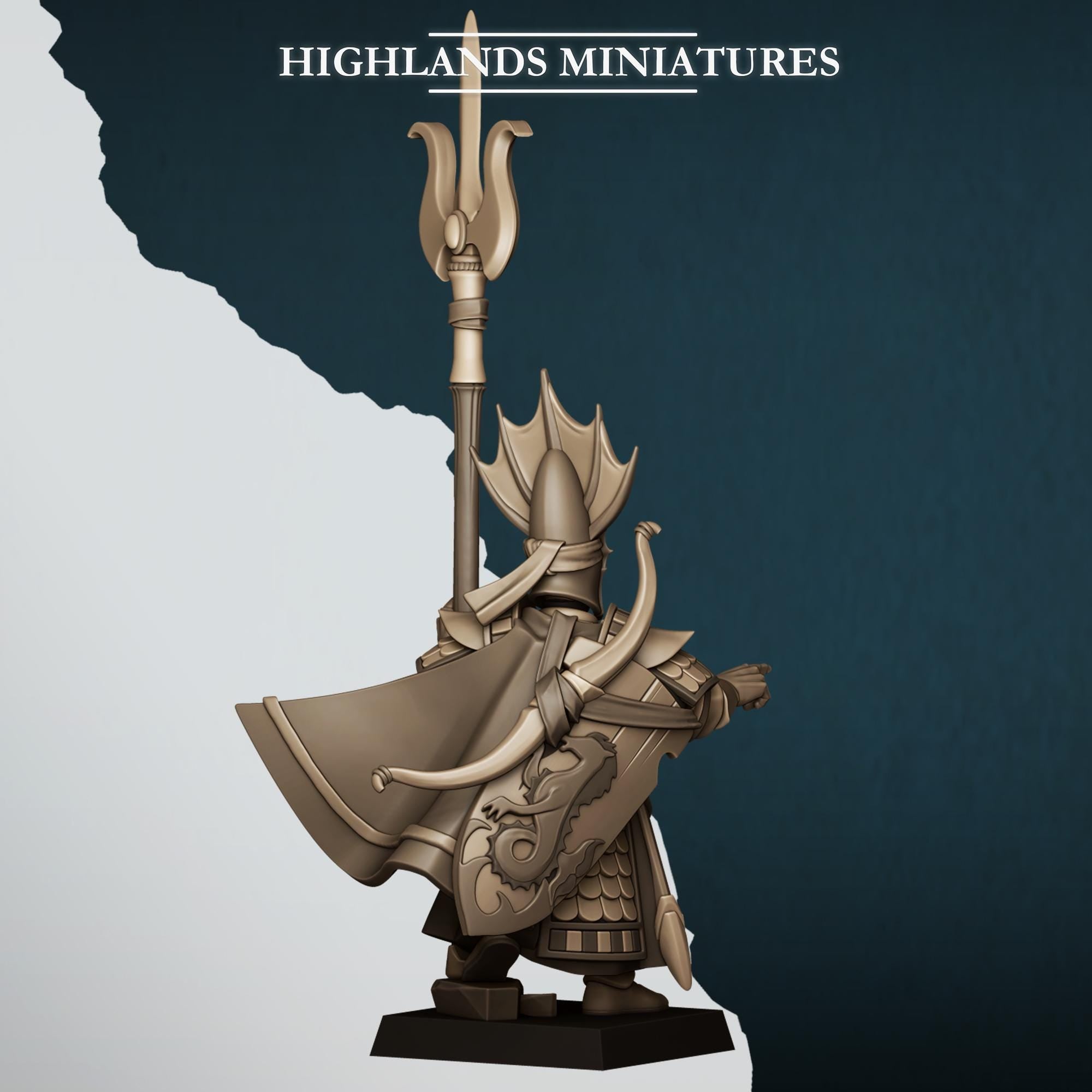 Aegean Elf Lord of the Sea - in 12k- by Highlands Miniatures