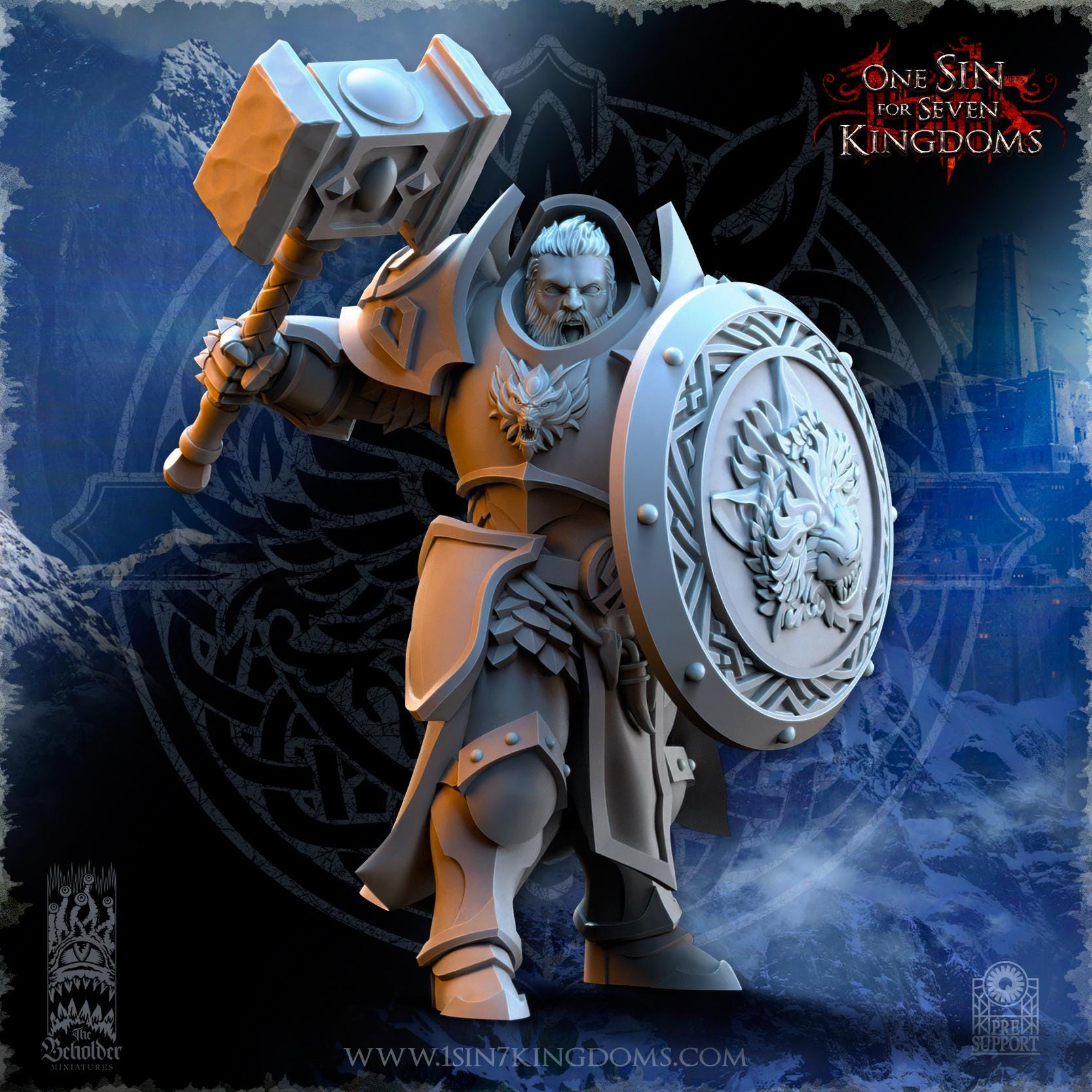 Stormwolves Punishers with Hammers - in 12k- by TheBeholderMiniatures