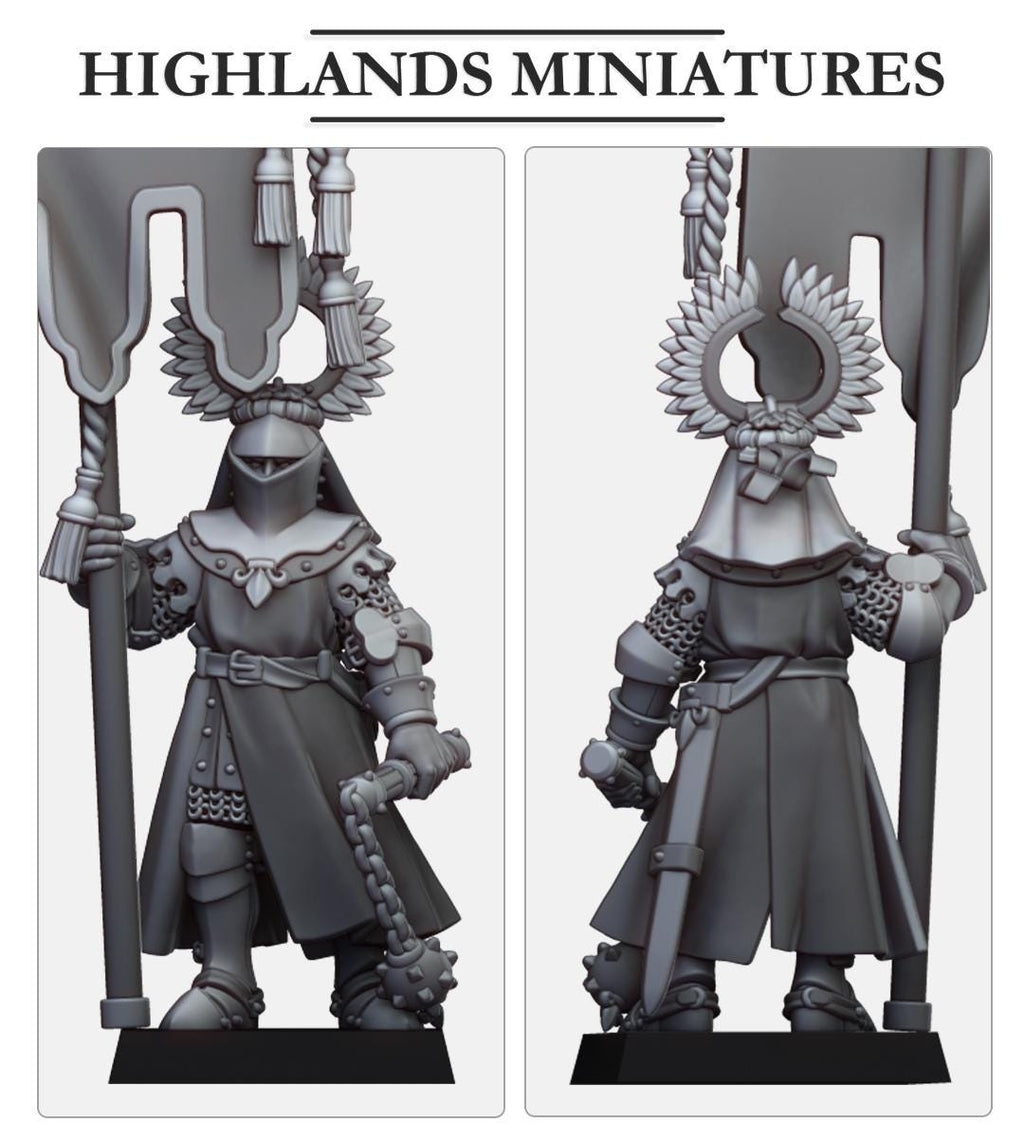 Gallia Battle Standard Bearers - in 12k- by Highlands Miniatures