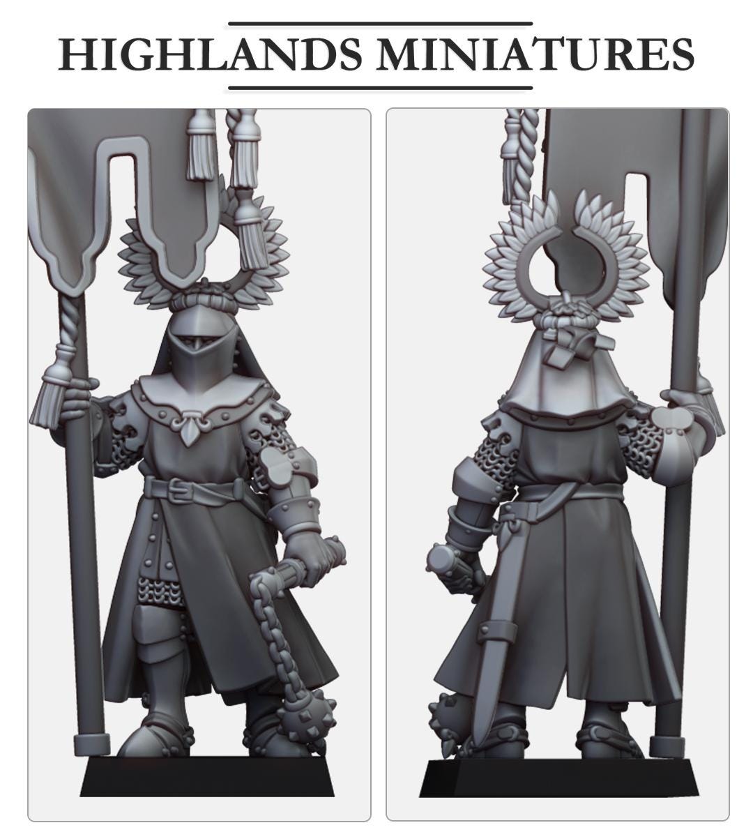 Gallia Battle Standard Bearers - in 12k- by Highlands Miniatures