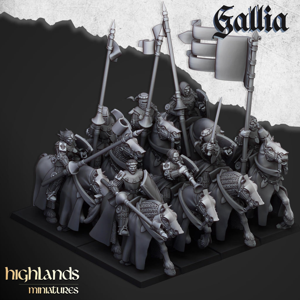 Young Knights of Gallia - in 12k- by Highlands Miniatures