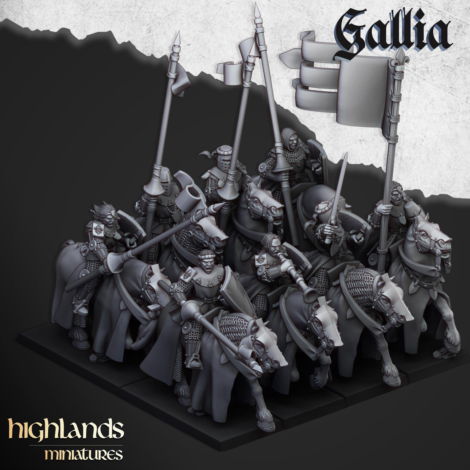 Young Knights of Gallia - in 12k- by Highlands Miniatures