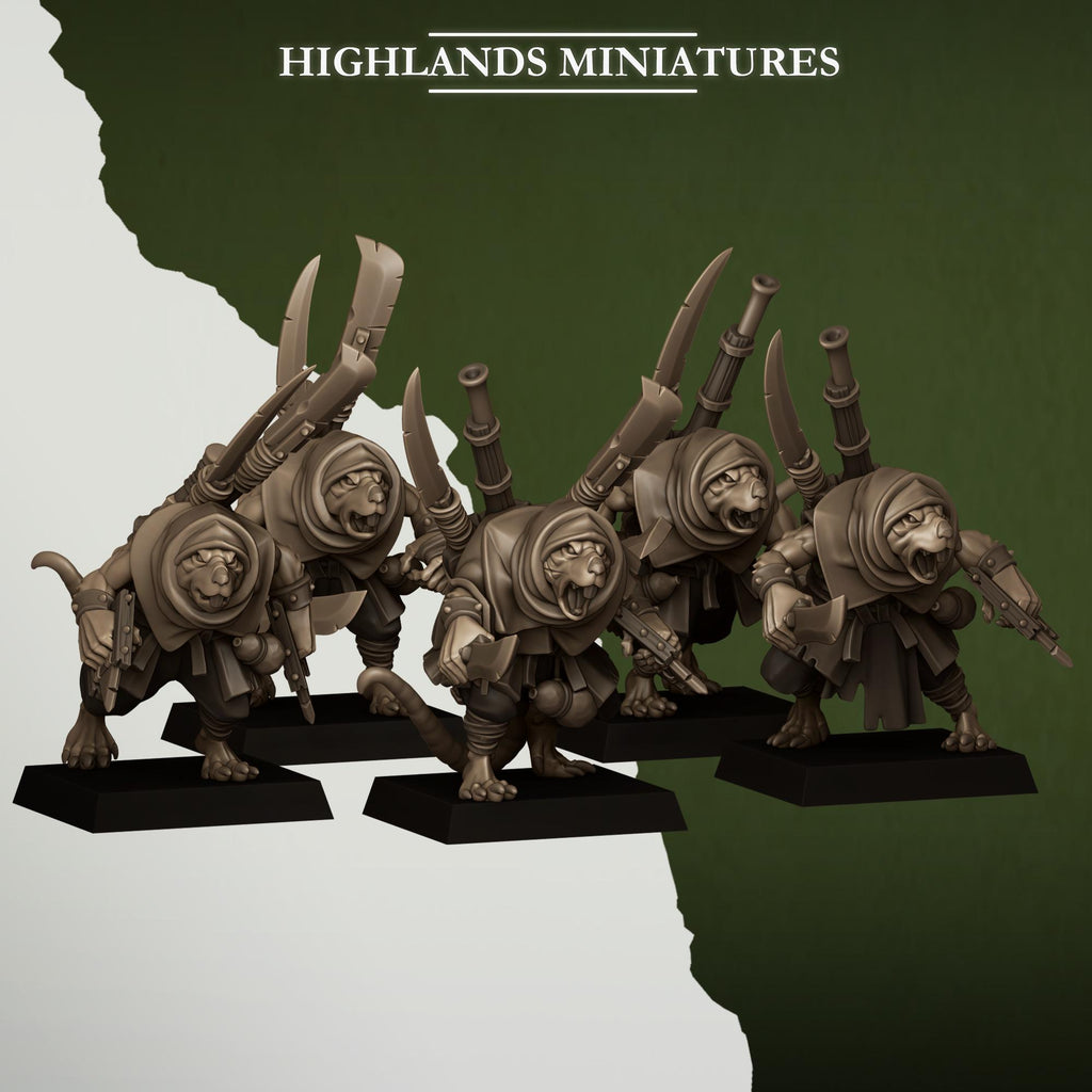 Sewer Vermin Smugglers  - in 12k- by Highlands Miniatures