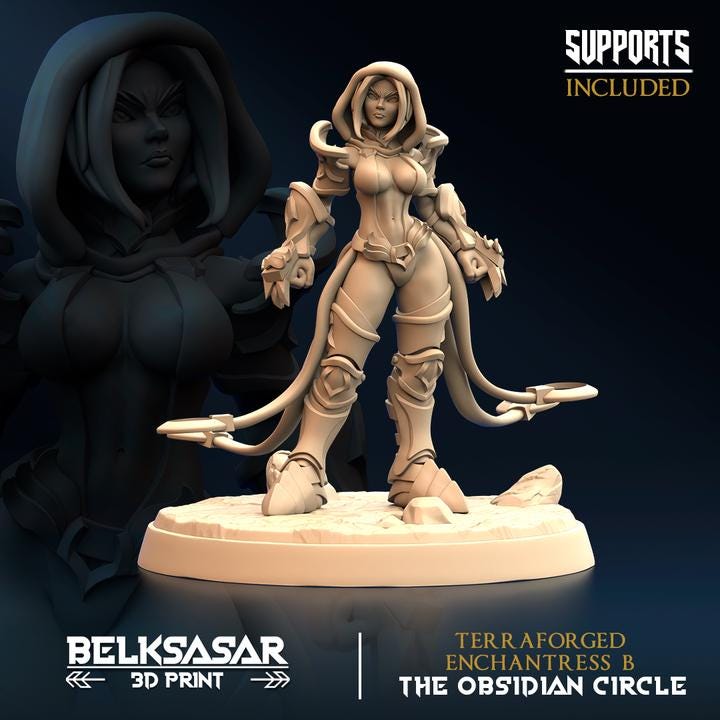 Terraforged enchantess - 6 models - 12k by Belksasar