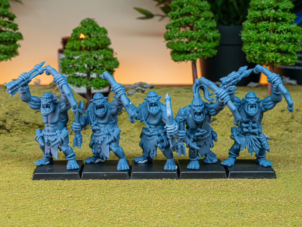 Cave Orcs  - in 12k- by Highlands Miniatures