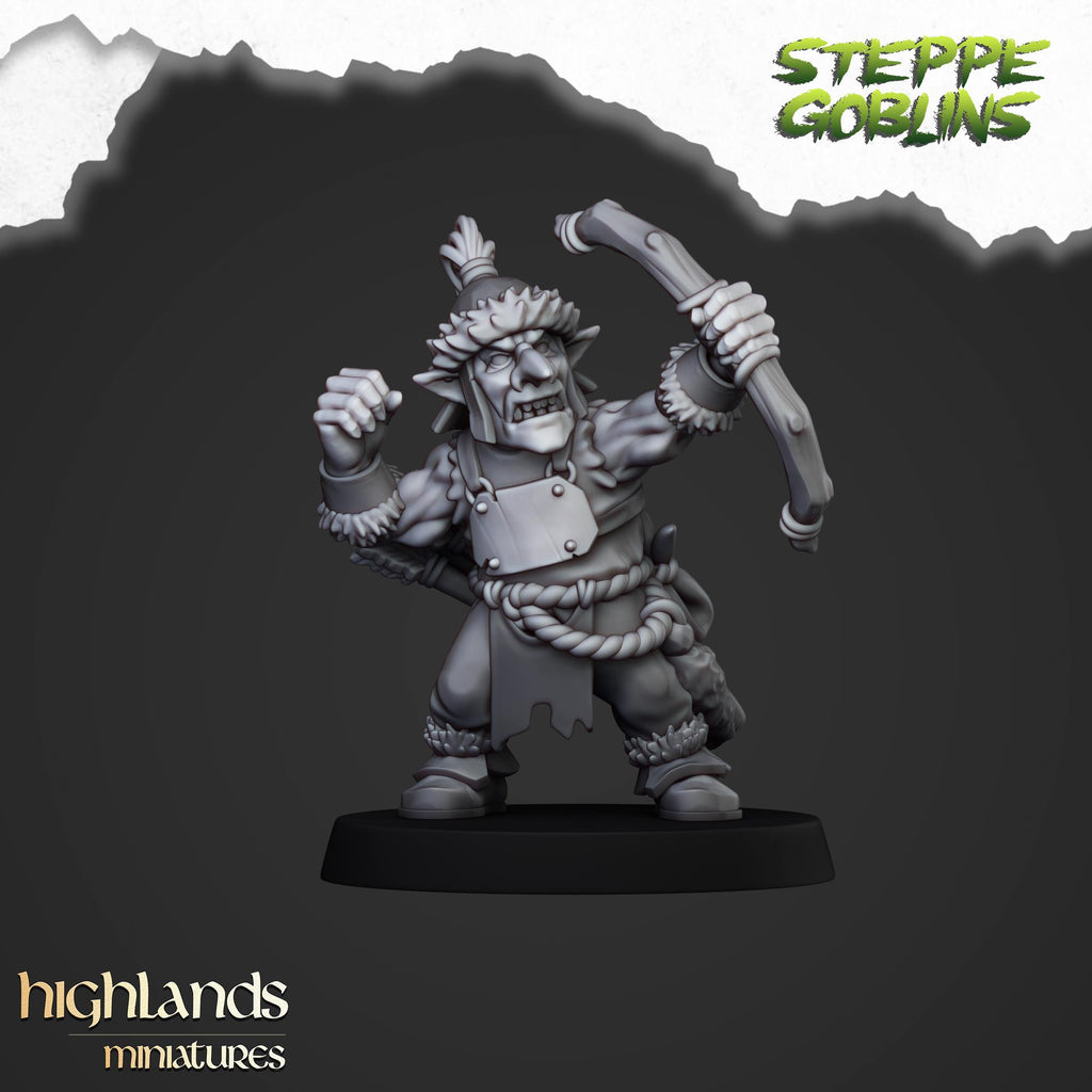 Steppe Goblin with bows - in 12k- by Highlands Miniatures