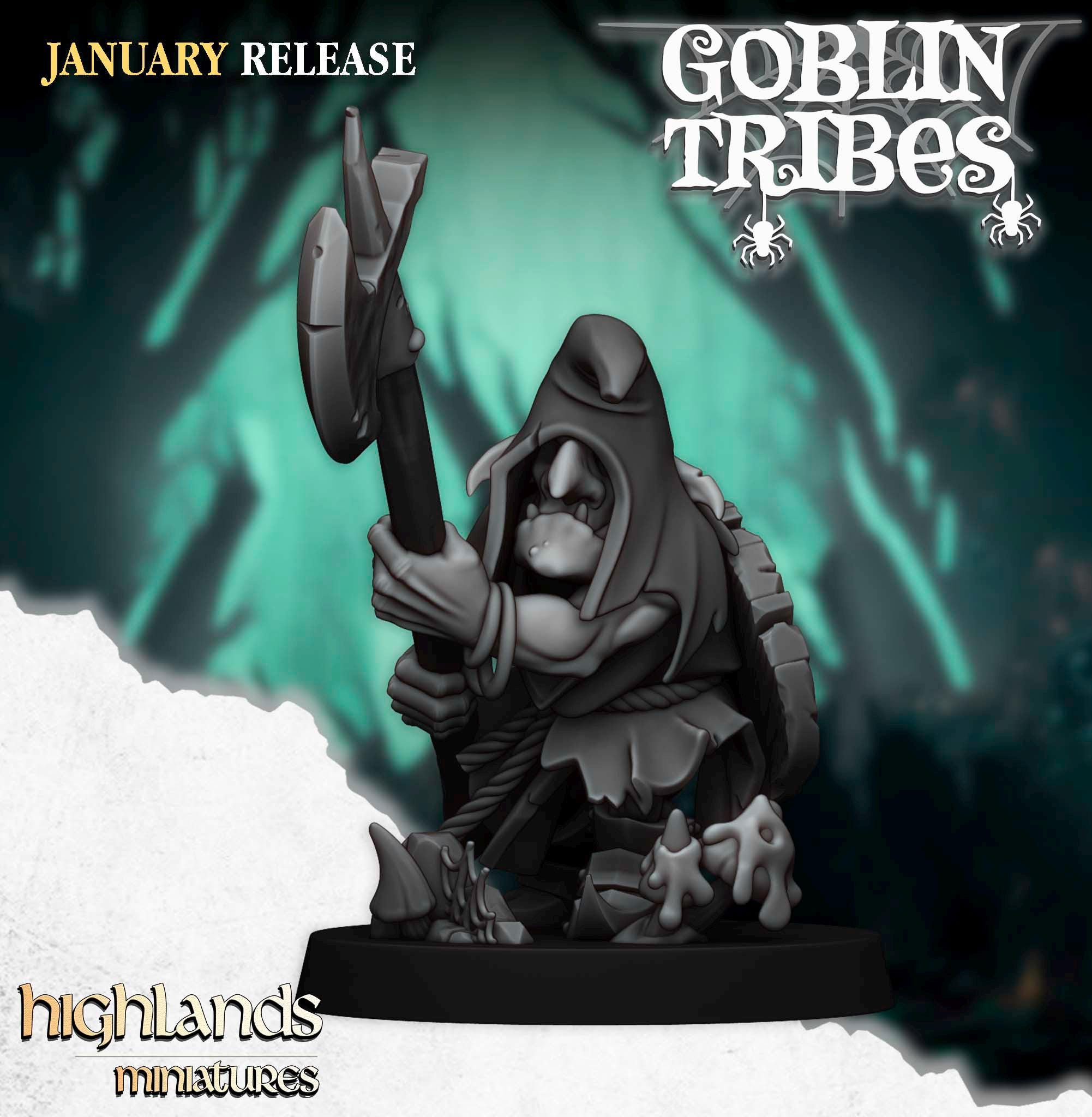 Swamp Goblin with Pikes - in 12k- by Highlands Miniatures