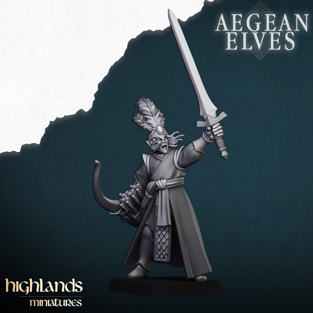Aegean Elves Archers  - in 12k- by Highlands Miniatures