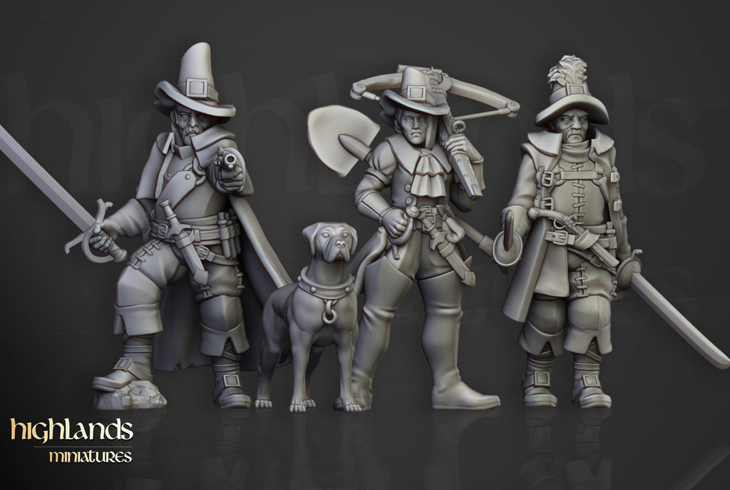 Inquisitorial Band 9 models - in 12k- by Highlands Miniatures