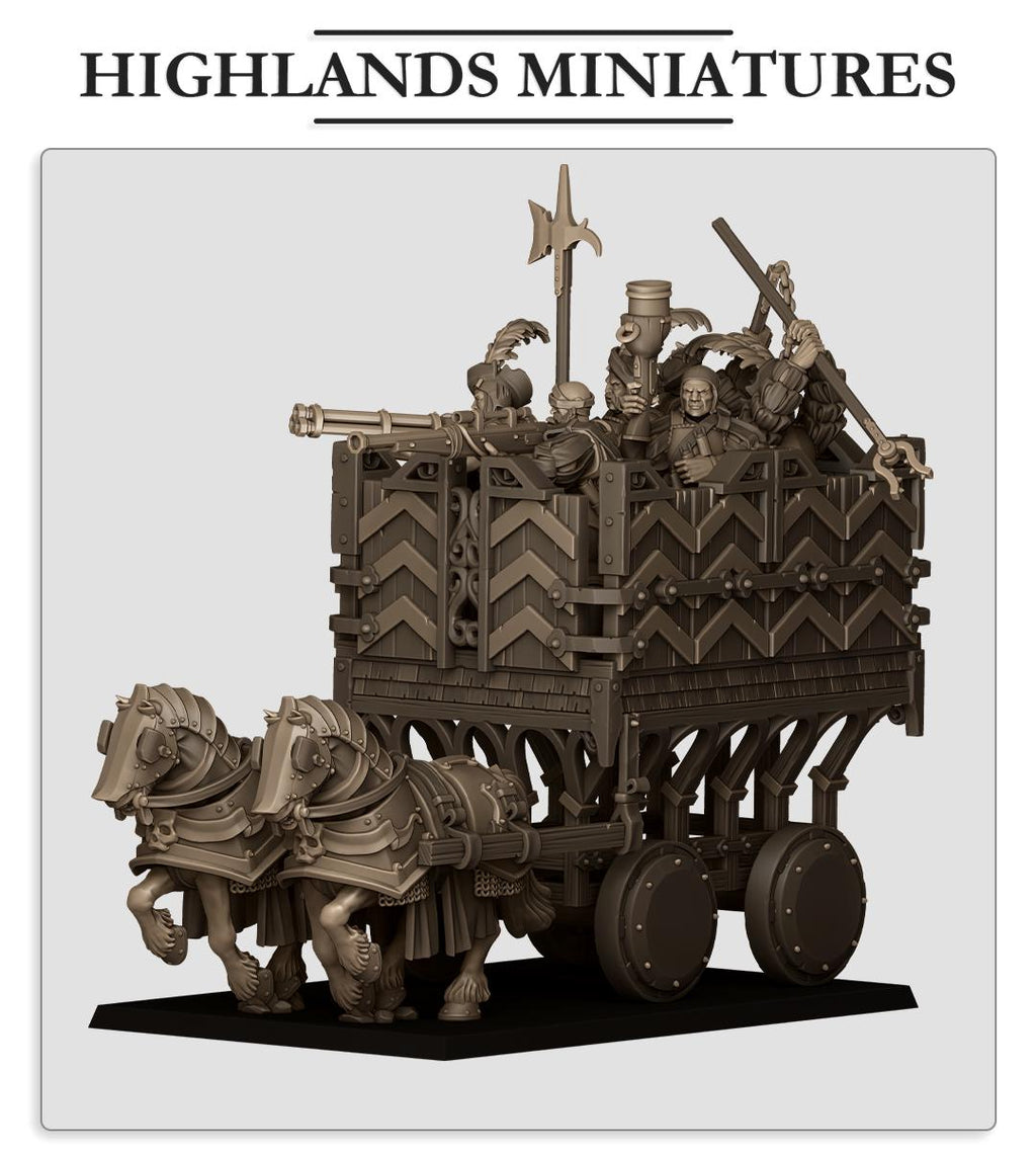 Sunland Armored Wagon - in 12k- by Highlands Miniatures