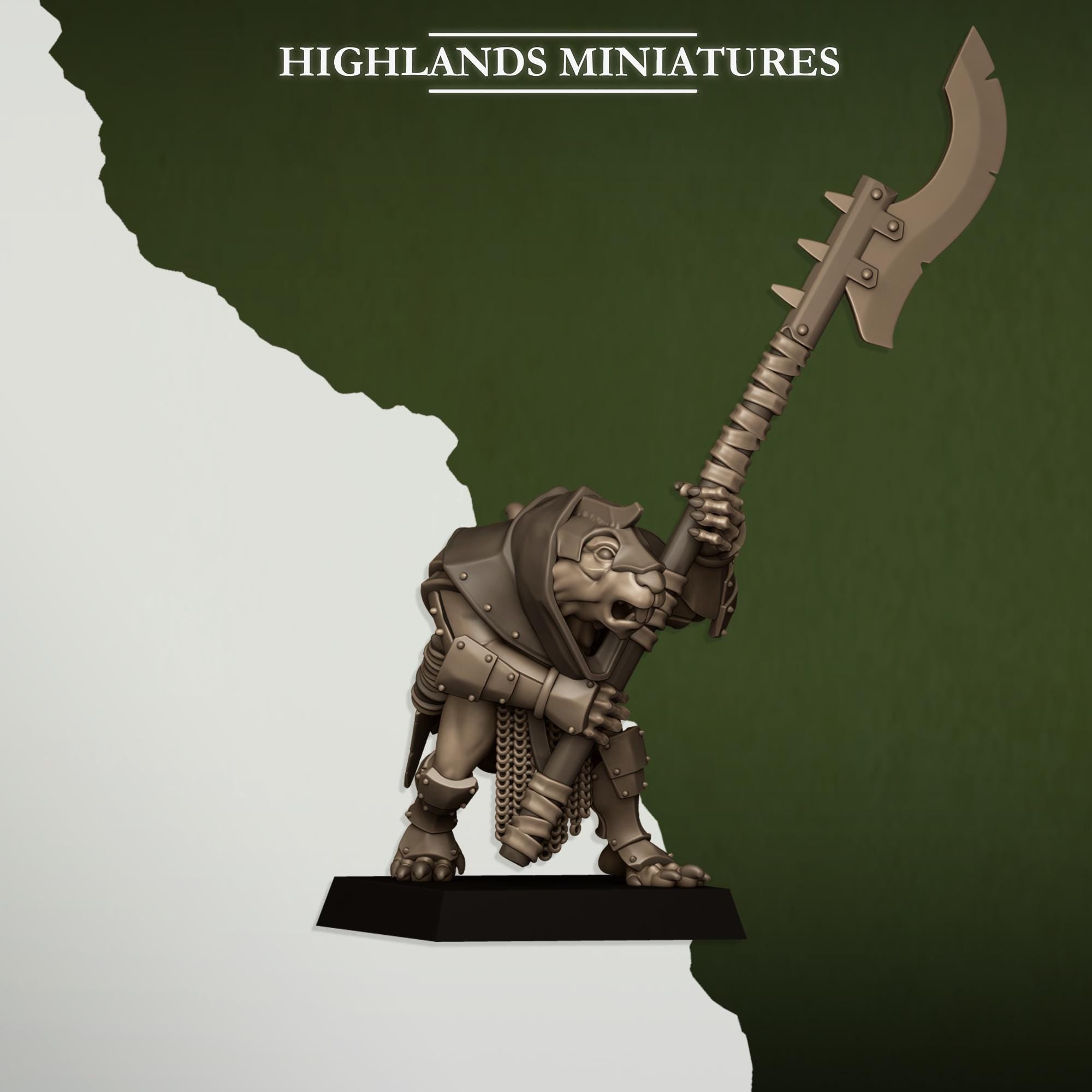 Vermin Vanguard  - in 12k- by Highlands Miniatures