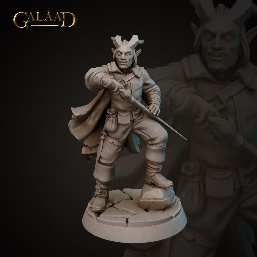 7 Model Pack - Tiefling Warband -  in 12k - by Galaad