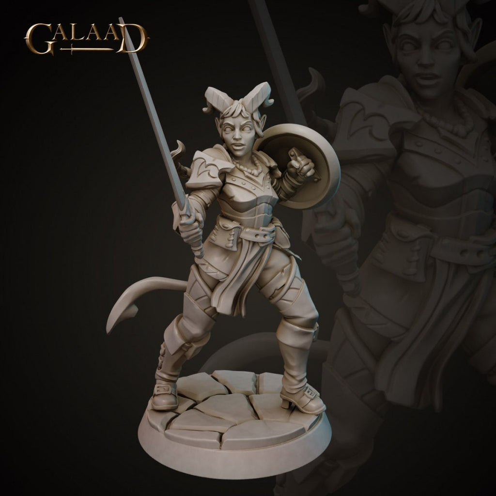7 Model Pack - Tiefling Warband -  in 12k - by Galaad