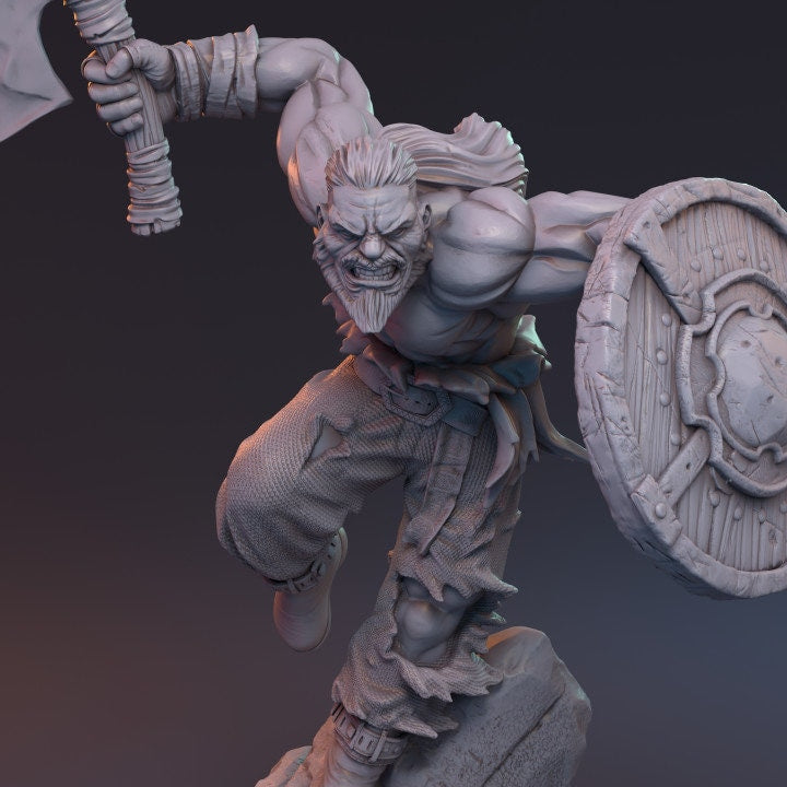 Gunnulv Vuvar miniature - 12K Resin Print - By MythReal games