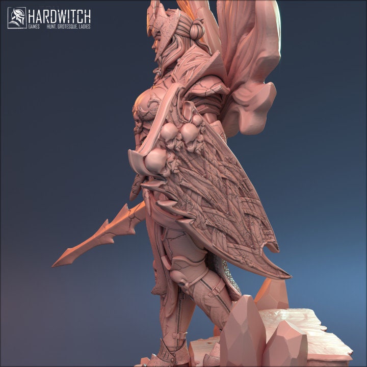 Sophia - By HardWitch Games miniature - 12K Resin Print - 32mm,75mm,100mm