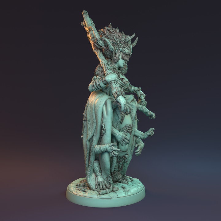 Constad+NSFW - 32mm, 75mm miniature - 12K Resin Print - MythReal Games