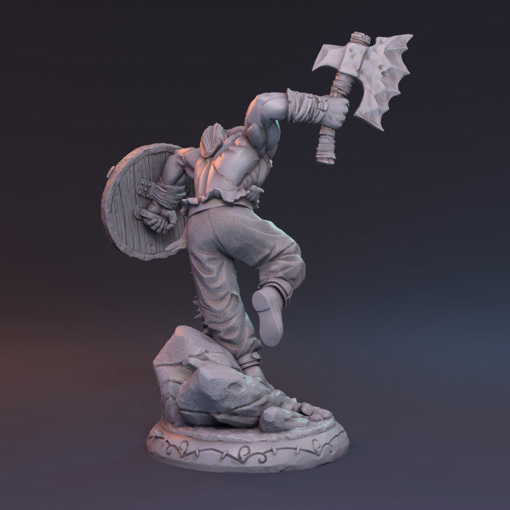 Gunnulv Vuvar miniature - 12K Resin Print - By MythReal games