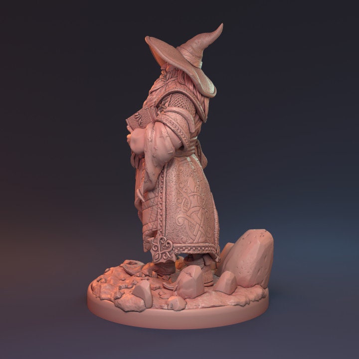 Angreel - By HardWitch Games miniature - 12K Resin Print - 32mm,75mm
