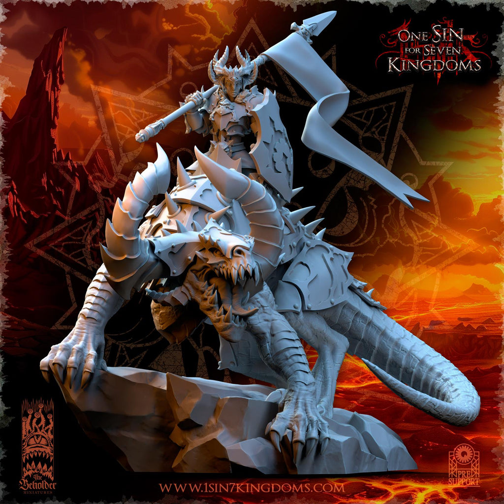 Asteria, Mistress of the Ascended miniature - 12K Resin Print - by The Beholder Miniatures