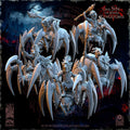 The Black Horde Goblins Jungle Spider Riders miniature - in 12k by The Beholder Miniatures
